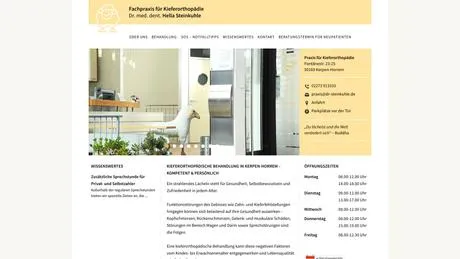 Dr.med.dent. Hella Steinkuhle Zahn&auml;rztin f.Kieferorthop&auml;die in Kerpen ansehen