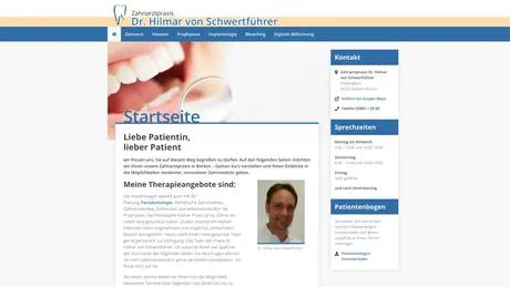 Dr.med.dent. Hilmar von Schwertführer Zahnarzt