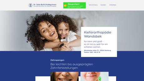 Dr.med.dent. Julia Bull Zahn&auml;rztin f.Kieferorthop&auml;die in Hamburg ansehen