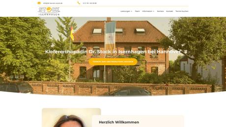 Dr.med.dent. Kerstin Stock Zahn&auml;rztin f.Kieferorthop&auml;die in Isernhagen ansehen