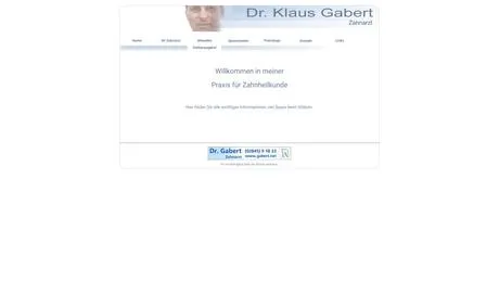 Dr.med.dent. Klaus Gabert Zahnarzt in Neukirchen-Vluyn ansehen