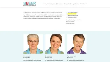 Dr.med.dent. Marianne Beer Zahn&auml;rztin f.Kieferorthop&auml;die in Essen ansehen