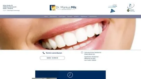 Dr.med.dent. Markus Milz Zahnarzt in Bad M&uuml;nstereifel ansehen