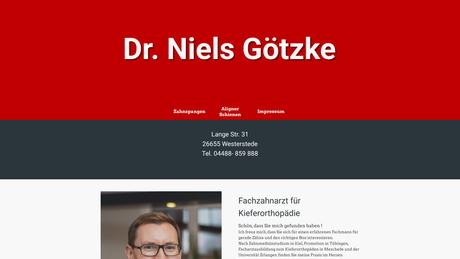 Dr.med.dent. Nils G&ouml;tzke Zahnarzt f&uuml;r Kieferorthop&auml;die in Westerstede ansehen