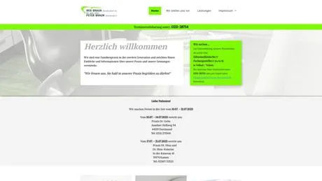 Dr. med. dent. Peter Braun Zahnarzt besuchen