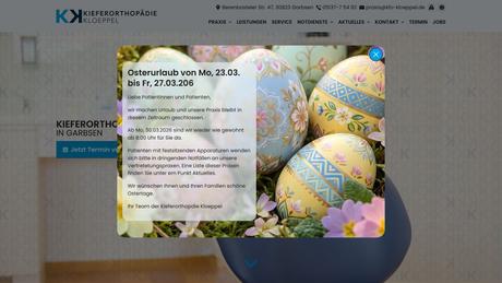 Dr.med.dent. Sebastian Kloeppel Zahnarzt f.Kieferorthop&auml;die in Garbsen ansehen