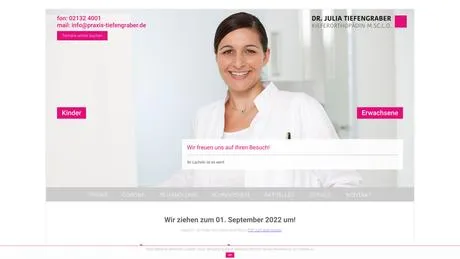 Dr.med. Julia Tiefengraber Zahnärztin f. Kieferorthopädie