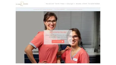 Dr. Monika Brylka und Dr. Heike Grieco Zahnärztinnen