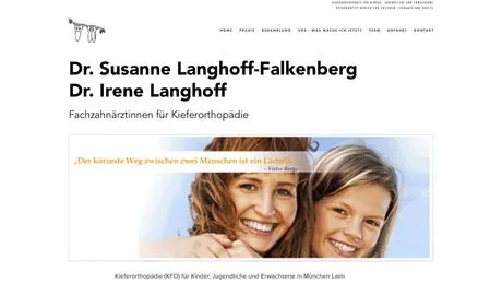 Dr. Susanne Langhoff-Falkenberg Zahn&auml;rztin f. Kieferorthop&auml;die in M&uuml;nchen ansehen