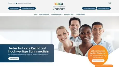Dr. Wahid Ghannam Zahnarzt besuchen