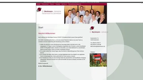 Dr. Wilfried Beckmann Zahnarzt in G&uuml;tersloh ansehen