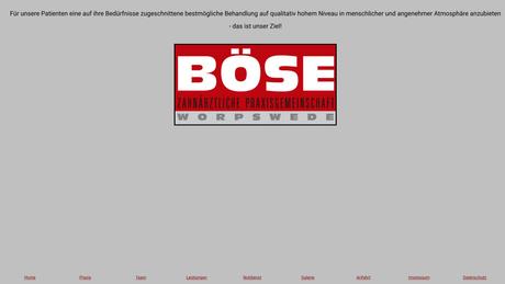 Gemeinschaftspraxis Böse Zahnärztliche Gemeinschaftspraxis Worpswede