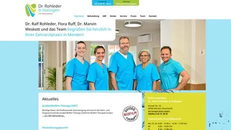 Gemeinschaftspraxis Dr. Ralf Rohleder und Flora Ruff in Menden ansehen