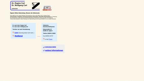 Gemeinschaftspraxis Dres. Wolfgang Carl und Regine Carl in Sankt Ingbert ansehen