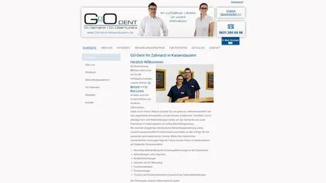 Gemeinschaftspraxis GO DENT Dres. Ralph Gerhardt und Stephanie E. Otter-Lorenz besuchen