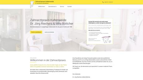 Gemeinschaftspraxis Zahnarztpraxis Kaltenweide Dr. Jörg Riechers und Mira Böttcher