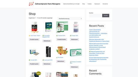 Hans Nüssgens Zahnarzt