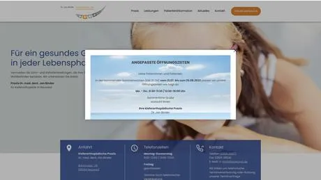 Jan Binder,Kieferortophäde besuchen