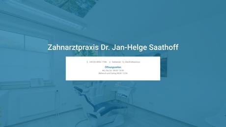 Jan Helge Saathoff Zahnarzt