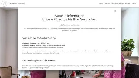 Julia Simon Zahnärztin besuchen