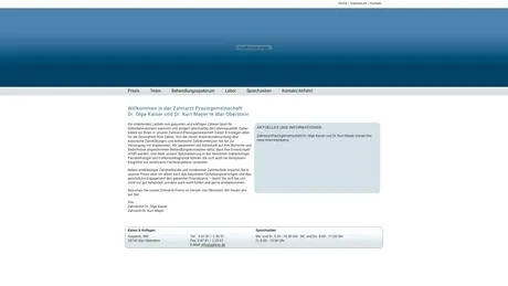 Kurt Mayer Zahnarzt besuchen