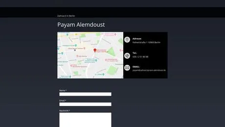 Payam Alemdoust Zahnarzt besuchen