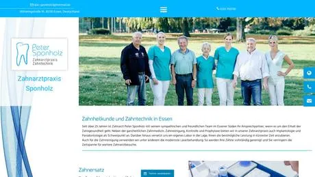 Peter Sponholz Zahnarzt besuchen