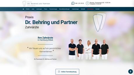 Praxis Dr. Behring & Partner Zahn&auml;rztliche Gemeinschaftspraxis in Hamburg ansehen