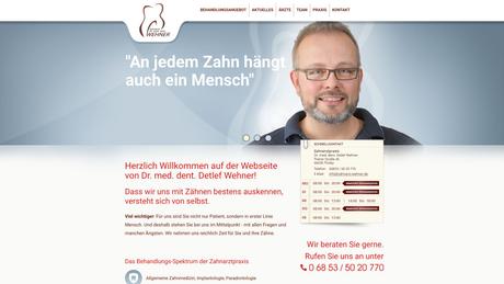 Zahnarztpraxis Dr. med. dent. Detlef Wehner in Tholey ansehen