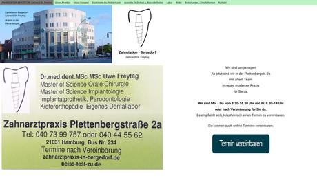 Zahnstation Dr.med dent Msc MSc Uwe Freytag in Hamburg ansehen