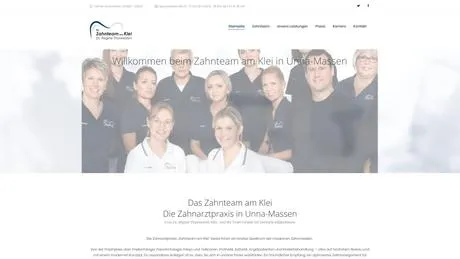 Zahnteam am Klei | Ihre Zahnarztpraxis in Unna-Massen ZÄ. Regine Thorwesten Zahnarztpraxis